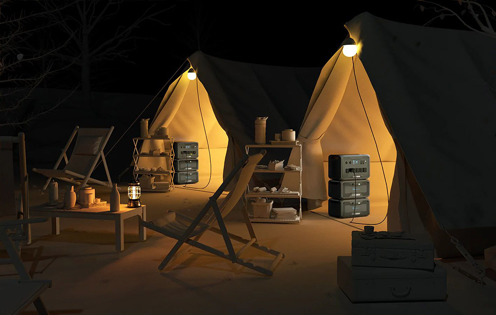 BLUETTI AC500 5000W Home Backup Expandable Power Station, 3000W Solar Input, 5000W AC Outlets, Expandable Capacity From 3072Wh to 18432Wh, 16 Outputs, APP Control