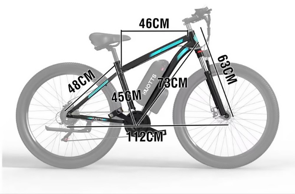 DUOTTS C29 Electric Bike 750W 29*2.1 inch Wheel 48V 15Ah Battery 50km Range 50km/h Max Speed Shimano 21 Speed Gear Electric Mountain Bike with Rear Rack