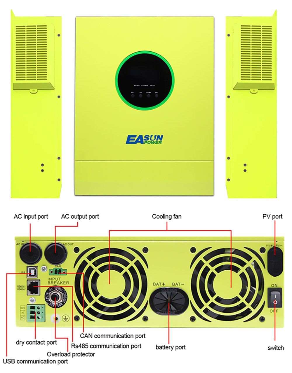 EASUN POWER 3600W Off Grid Solar Inverter