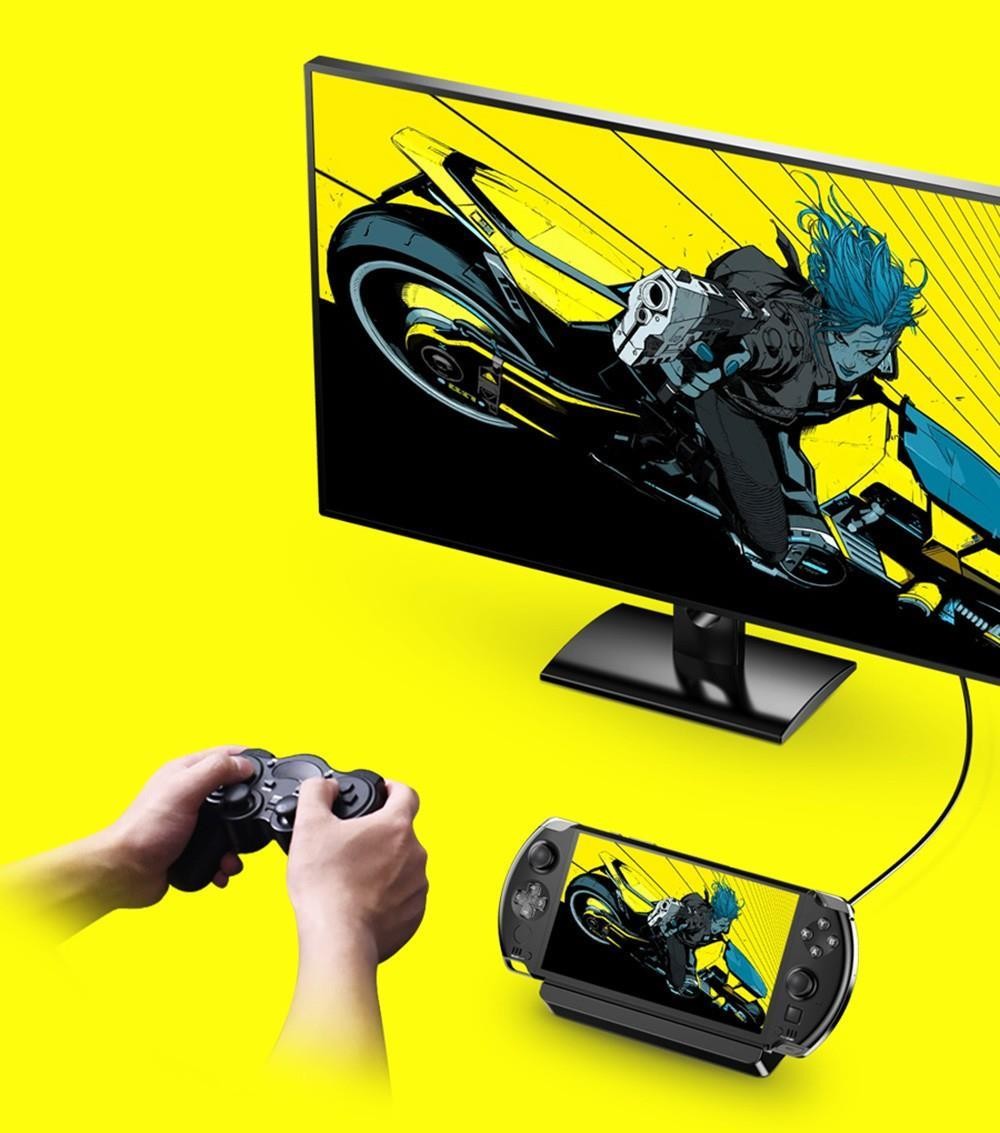 (Free Gift Bag and Brush) GPD WIN 4 Gaming Laptop Handheld, 6'' 1080P Screen, AMD Ryzen 7 6800U, 16GB DDR5 1TB SSD, Windows 11 Home 64bit OS White - US