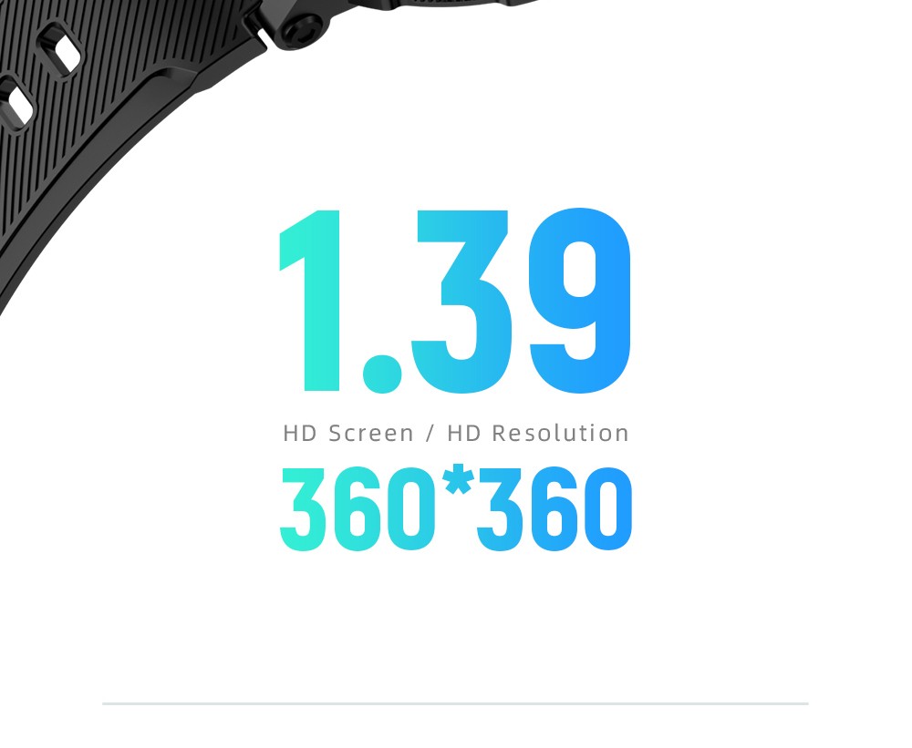 LOKMAT ATTACK 2 Pro Smartwatch 1.39'' TFT LCD Screen Bluetooth 5.2 IP68 Waterproof Heart Rate & Blood Pressure Monitor, Fitness Tracker - Blue