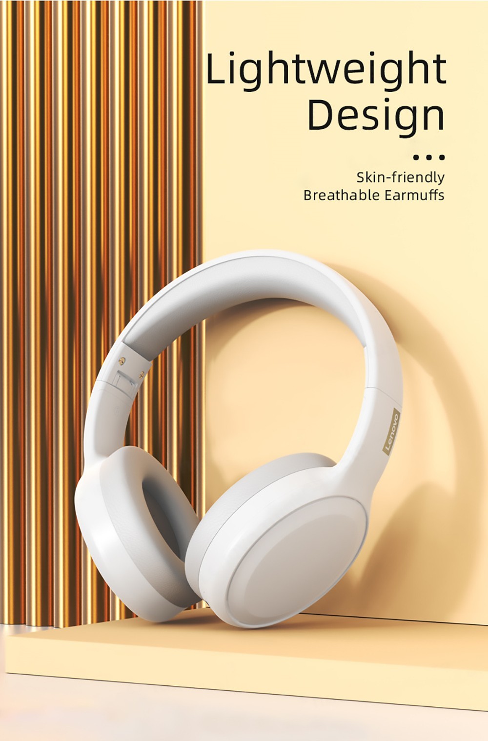Lenovo TH30 Headset ANC Headset Bluetooth 5.1 Pink