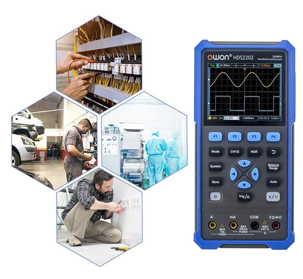 Owon Hds In Digital Oscilloscope Uk Plug