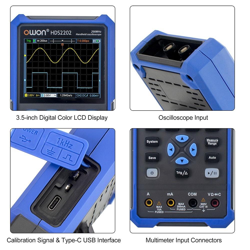 Owon Hds In Digital Oscilloscope Uk Plug