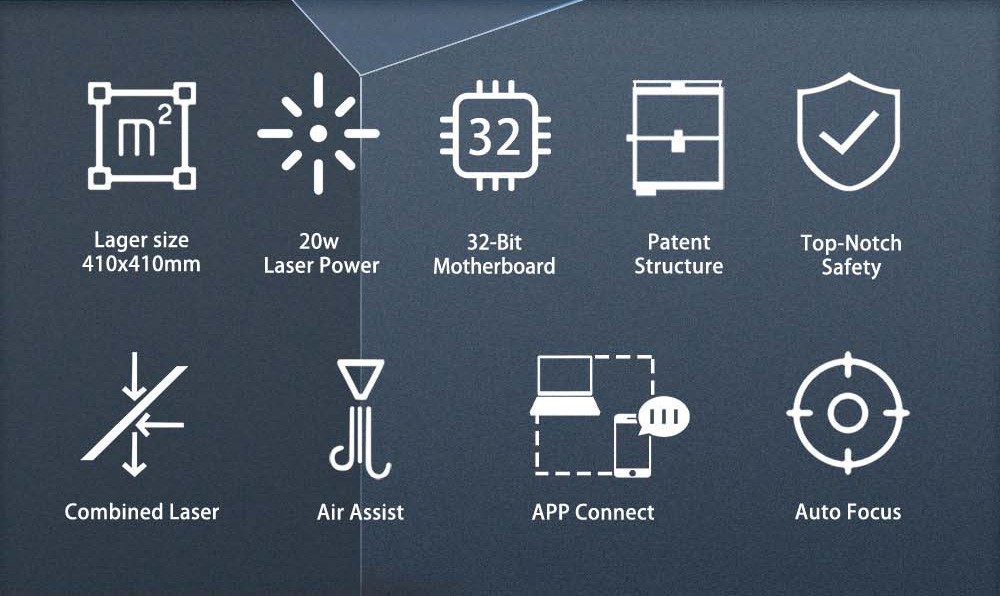 Two Trees Ts W Laser Cutter With App Control United States