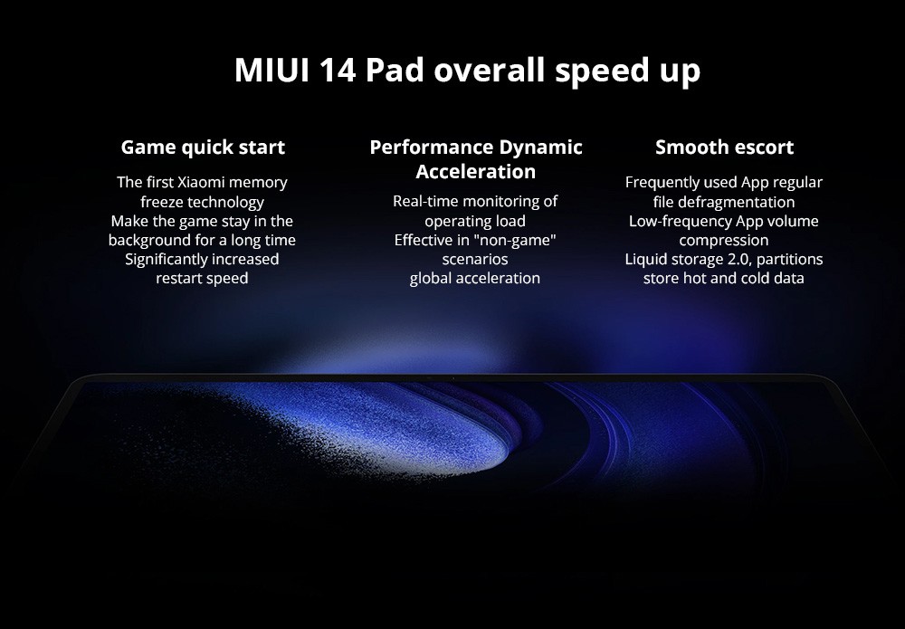 Xiaomi Pad 6 CN Version Snapdragon 870 Processor, Android 13, 8GB RAM 128GB ROM, 13MP Rear Camera 8MP Front Camera Dual-band WiFi - Black