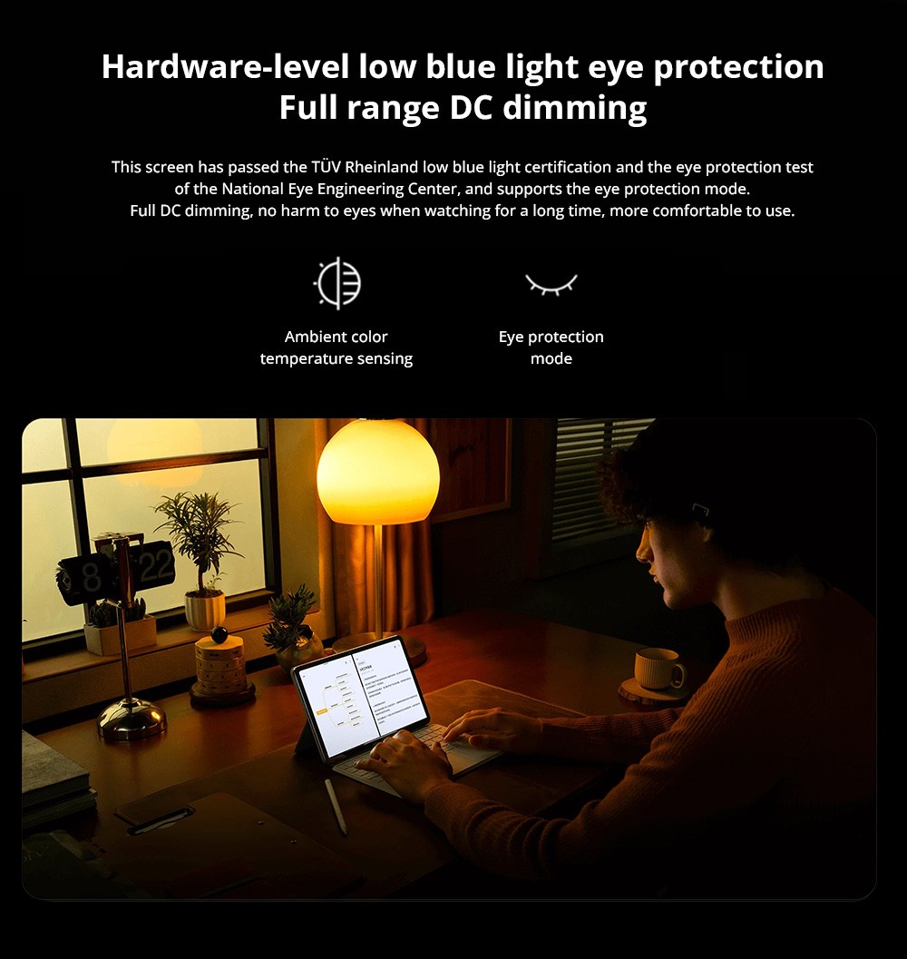 Xiaomi Pad 6 CN Version Snapdragon 870 Processor, Android 13, 8GB RAM 128GB ROM, 13MP Rear Camera 8MP Front Camera Dual-band WiFi - Black