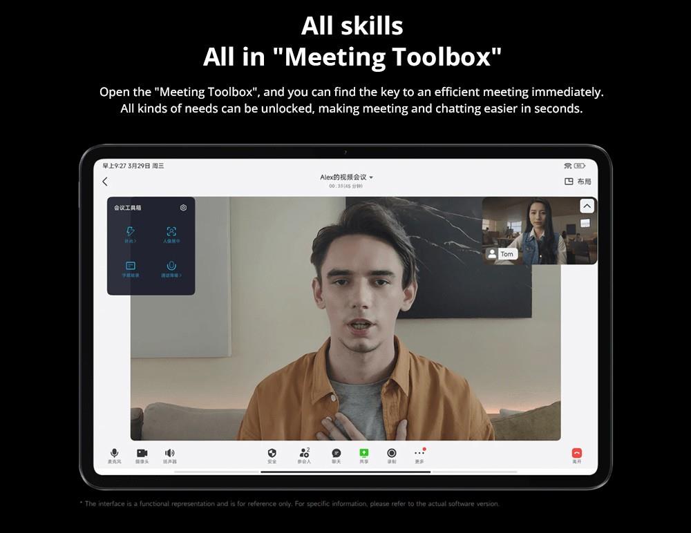 Xiaomi Pad 6 CN Version Snapdragon 870 Processor, Android 13, 8GB RAM 128GB ROM, 13MP Rear Camera 8MP Front Camera Dual-band WiFi - Black