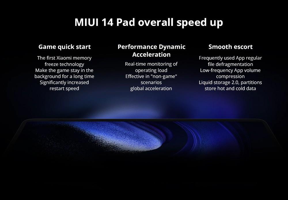 Xiaomi Pad 6 CN Version Snapdragon 870 Processor, Android 13, 8GB RAM 128GB ROM, 13MP Rear Camera 8MP Front Camera Dual-band WiFi - Gold