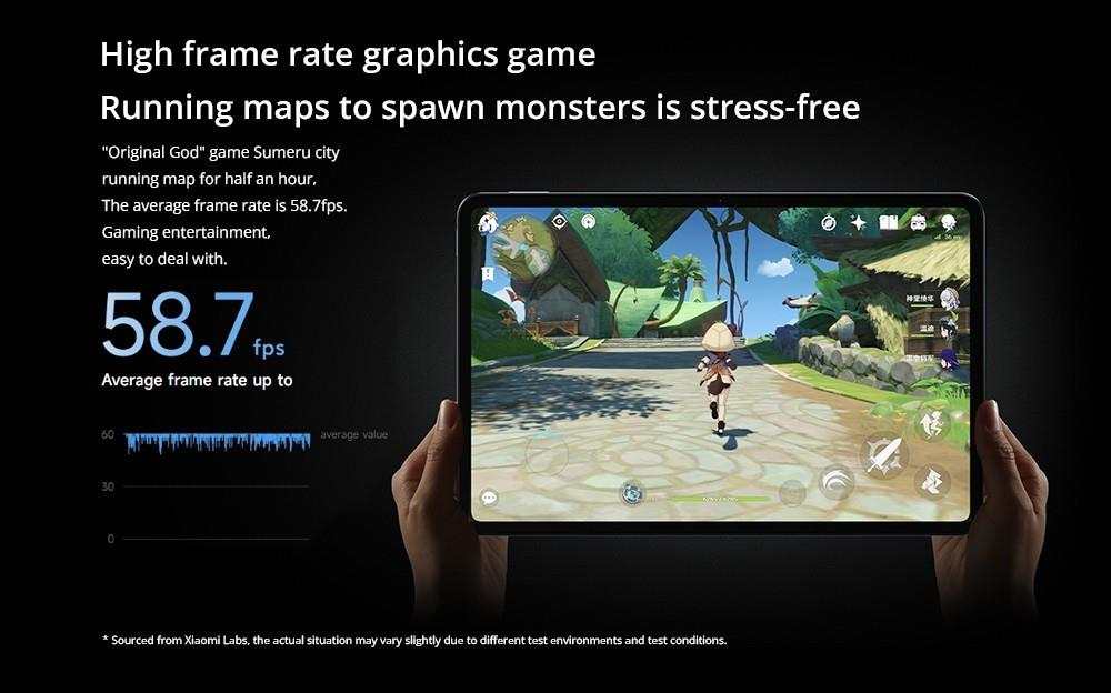 Xiaomi Pad 6 Pro CN Version Snapdragon 8+ Processor, Android 13, 12GB RAM 256GB ROM, 50MP + 20MP Cameras, WiFi 6 - Black