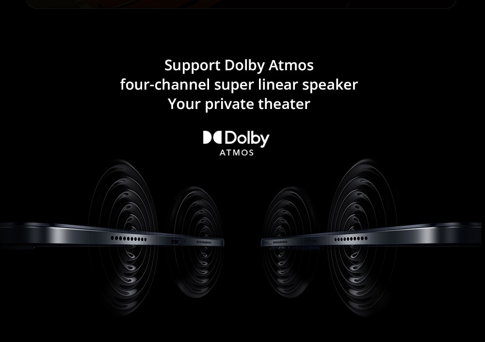 Xiaomi Pad 6 Pro CN Version Snapdragon 8+ Processor, Android 13, 8GB RAM 128GB ROM, 50MP + 20MP Cameras, WiFi 6 - Black