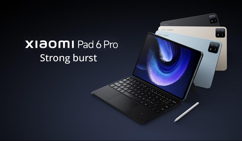 Xiaomi Pad 6 Pro CN Version Snapdragon 8+ Processor, Android 13, 8GB RAM 128GB ROM, 50MP + 20MP Cameras, WiFi 6 - Gold