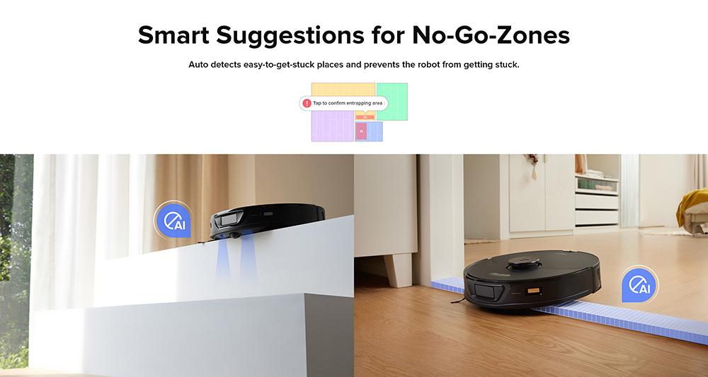 Roborock S7 Max Ultra Robot Vacuum Cleaner, 5500Pa Suction, Auto Drying, Self-Cleaning & Emptying, VibraRise Mopping, Reactive Tech Obstacle Avoidance, Fast & Off-peak Charging - Black