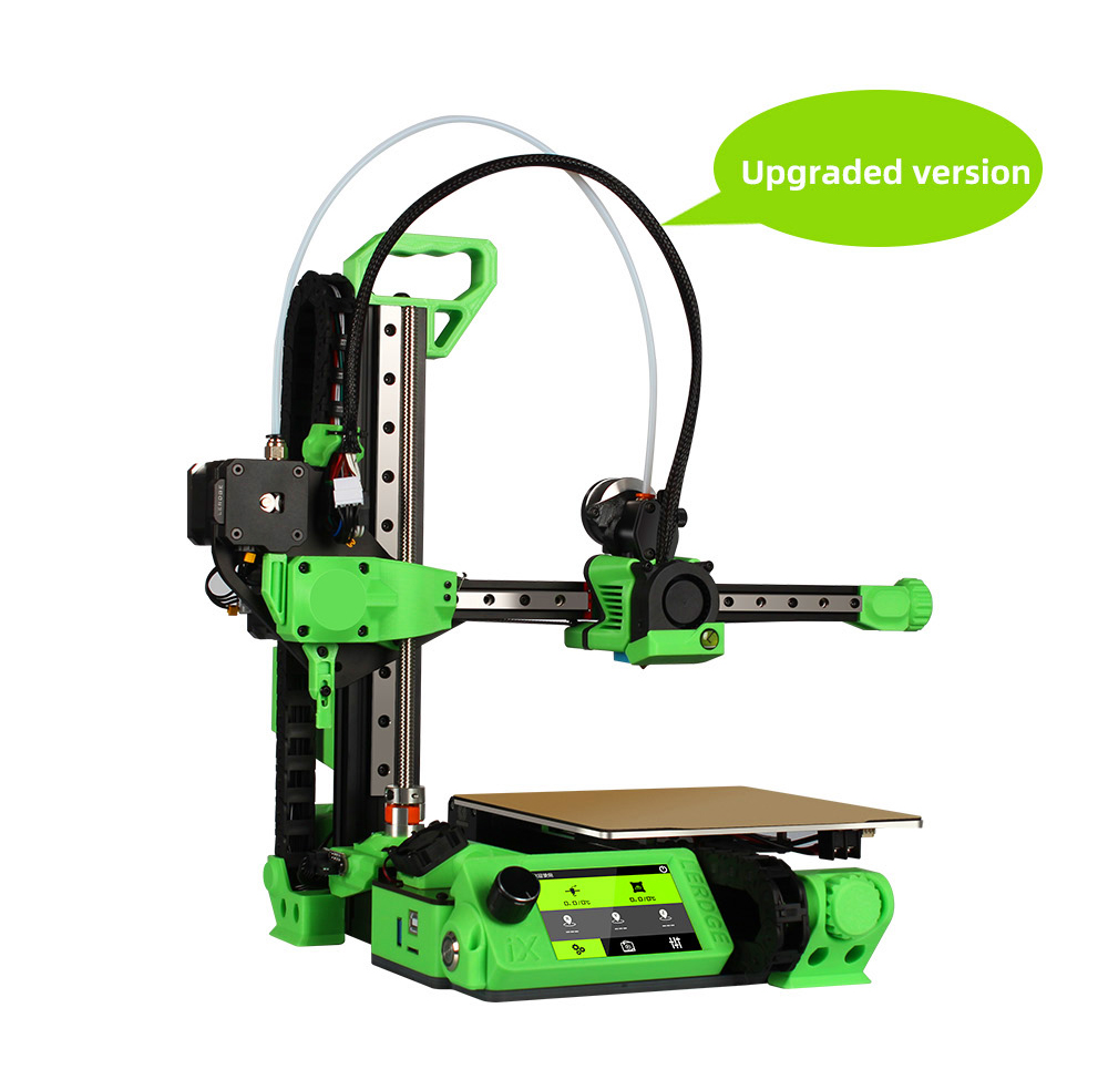 Lerdge iX 3D Printer Kit, Auto Leveling, 0.1mm Printing Accuracy, 200mm/s Printing Speed, PEI Flexible Sheet, 3.5 Inch IPS Touch Screen, TMC2226 Silent Driver, Resume Printing, Full-Metal Extruder, 180*180*180mm - Blue