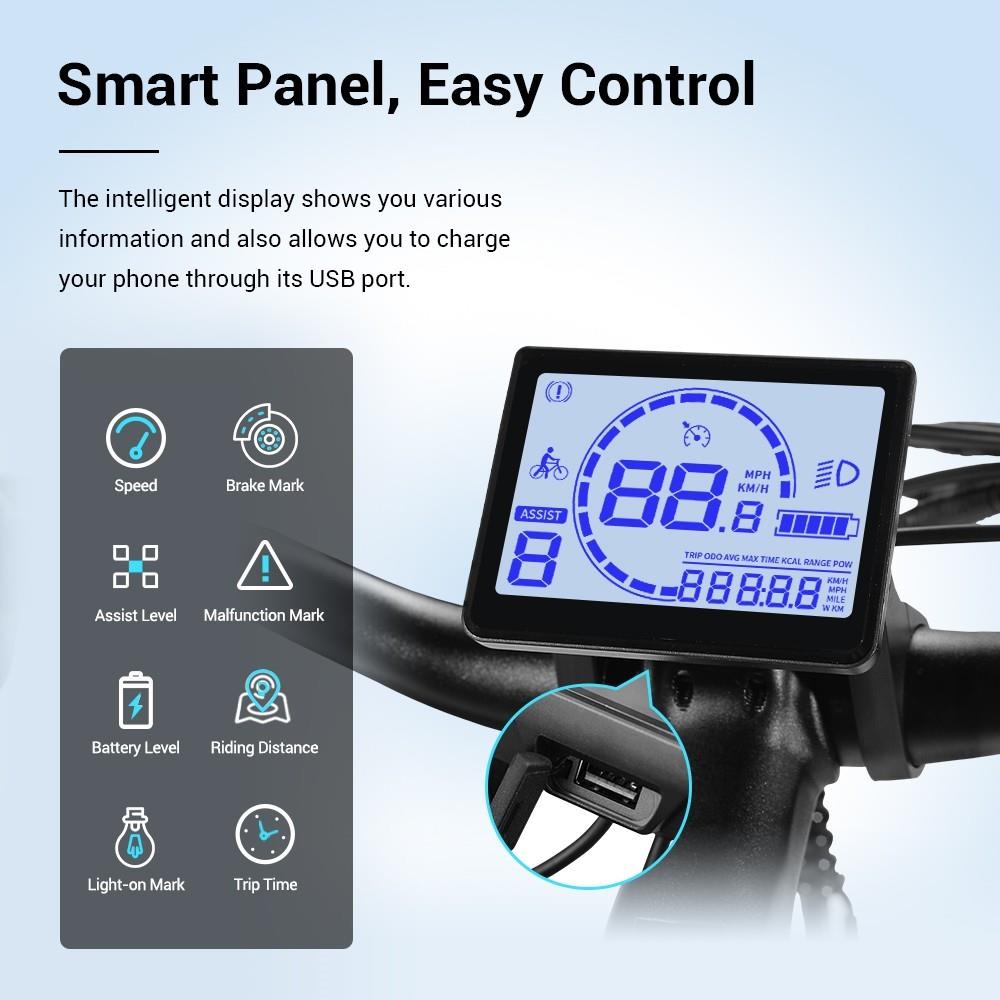 2PCS ELEGLIDE T1 STEP-THRU Electric Trekking Bike 27.5 Inch CST Tires 36V 13AH Battery 250W Brushless Motor Shimano 7 Gears Max Speed 25Km/h Max Range 100KM Max Load 120KG IPX4 Waterproof Dual Disk Brake Trekking E-Bike - Gray