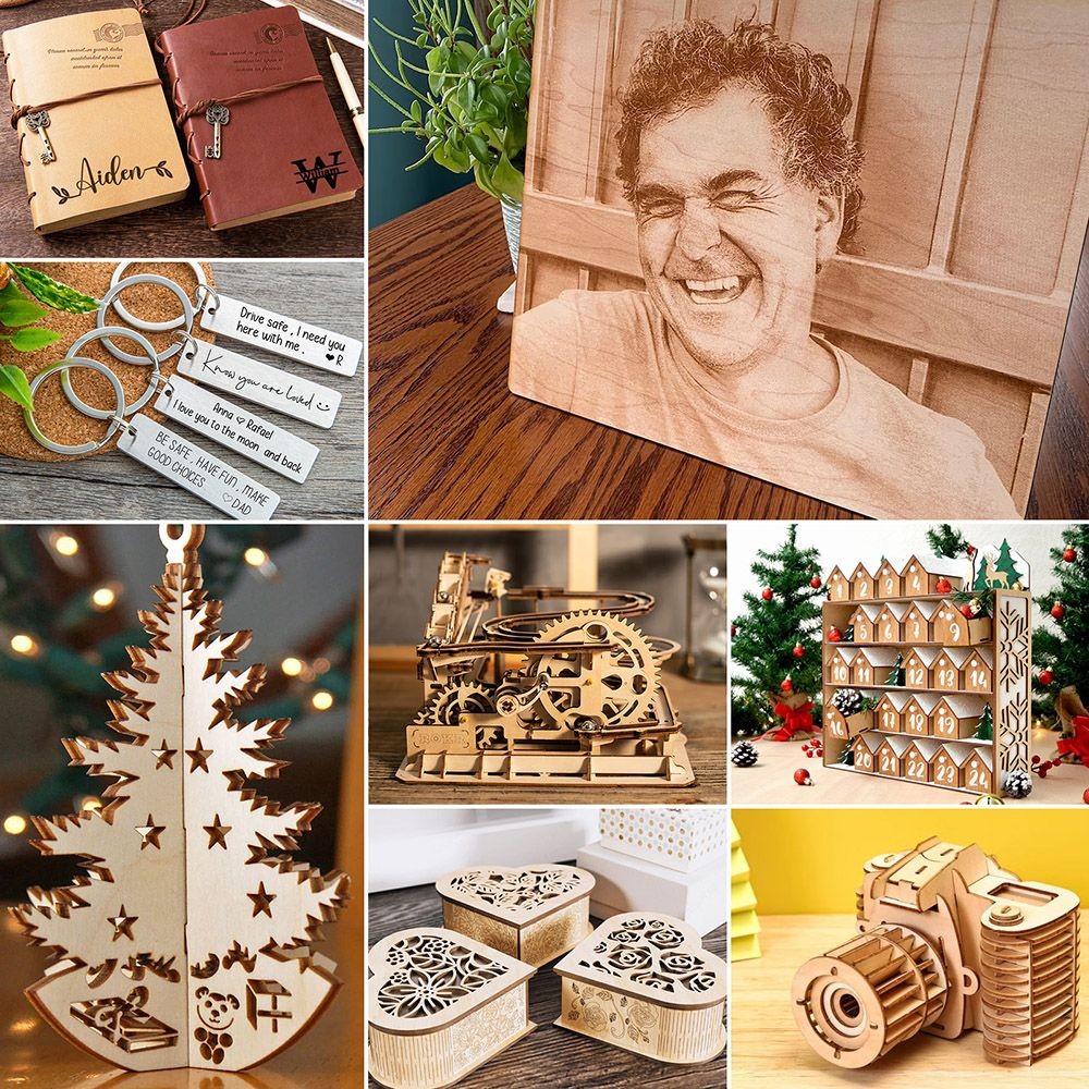 SCULPFUN S9 / S6 / S6 Pro to S30 Ultra 22W Upgrade Kit, 22W Laser Module, 0.08x0.10mm Laser Focus, 32-bit Motherboard, High-Speed Air Assist Pump, XY-Axis Limit Switch