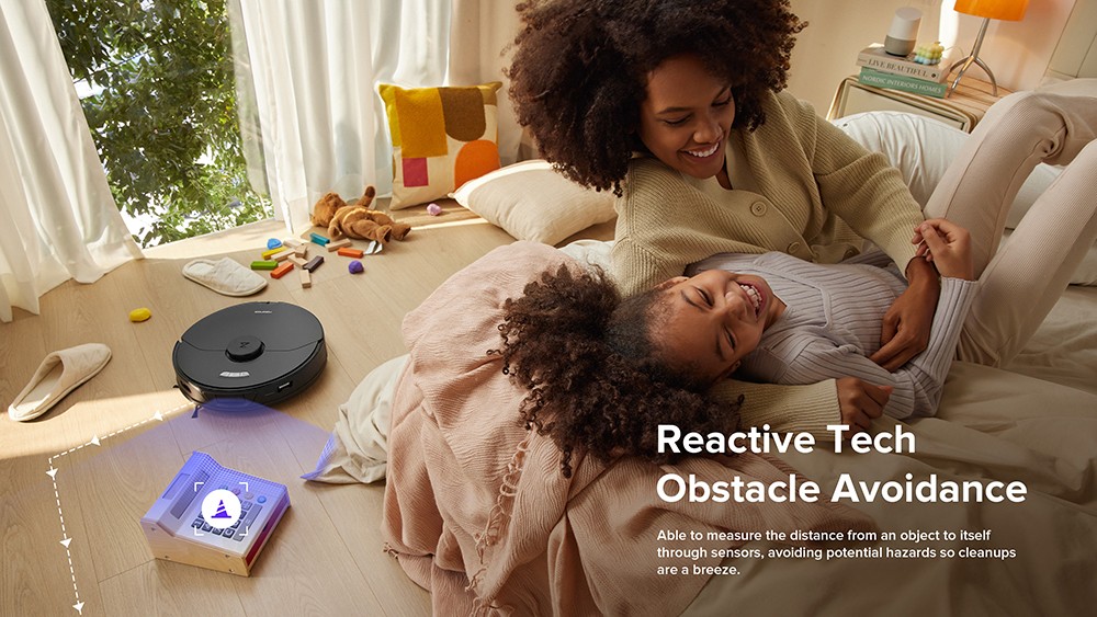 Roborock S7 Max Ultra Robot Vacuum Cleaner, 5500Pa Suction, Auto Drying, Self-Cleaning & Emptying, VibraRise Mopping, Reactive Tech Obstacle Avoidance, Fast & Off-peak Charging - Black