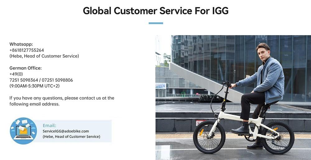 ADO A20 Air Faltbares E-Bike 20 Zoll 36 V 250 W Motor 25 km/h Höchstgeschwindigkeit 10 Ah Samsung Akku 100 km Reichweite Drehmomentsensor IPX7 wasserdicht IPS Farbdisplay Carbon Riemenantrieb Doppelte hydraulische Scheibenbremse - Grau
