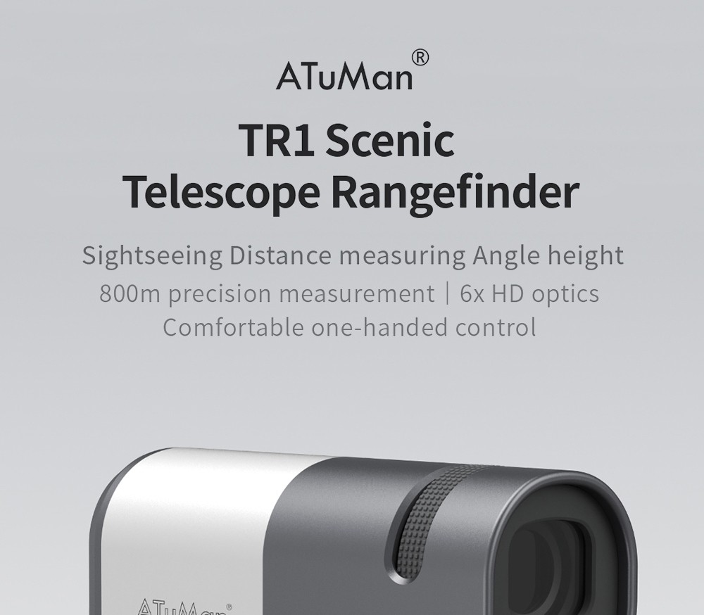 Xiaomi Duka R1 LCD Screen Sightseeing Telescope Rangefinder for Golf Sport, Hunting, Survey, Travel - 800M