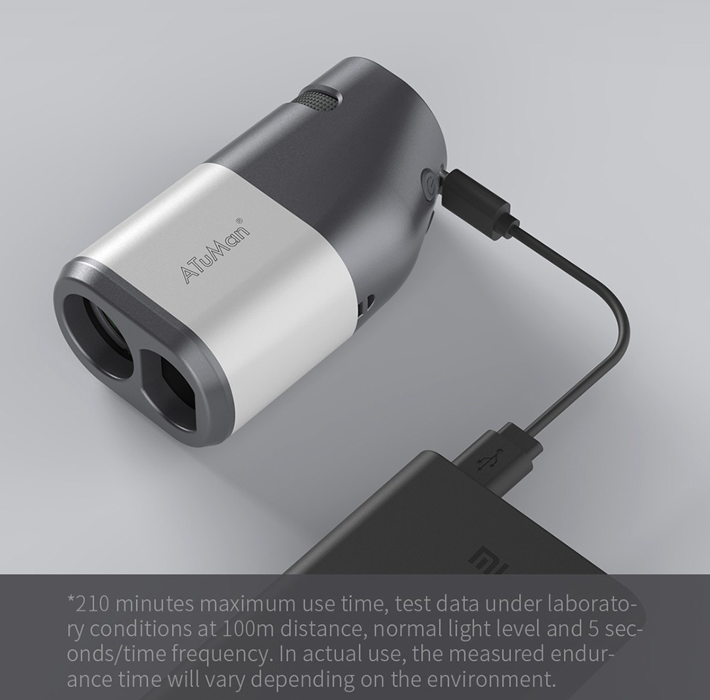 Xiaomi Duka R1 LCD Screen Sightseeing Telescope Rangefinder for Golf Sport, Hunting, Survey, Travel - 800M