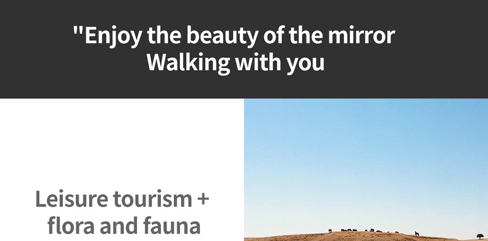 Xiaomi Duka R1 LCD Screen Sightseeing Telescope Rangefinder for Golf Sport, Hunting, Survey, Travel - 800M