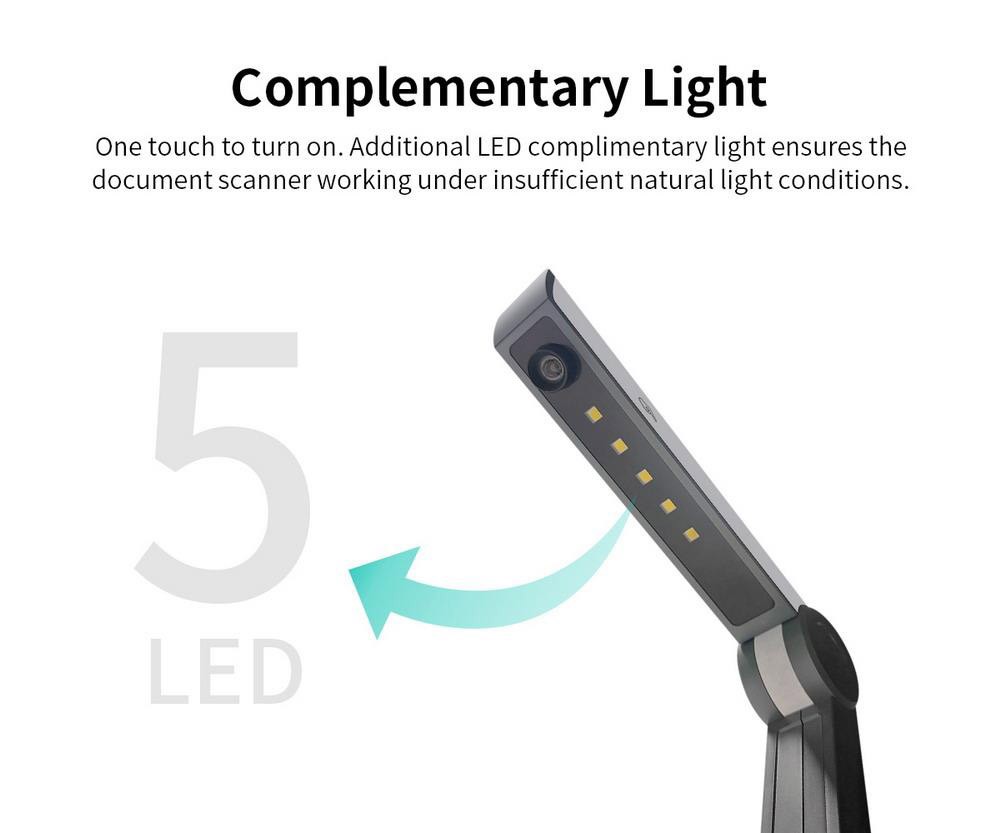 GUCEE T1000 Portable Document Scanner with 10-megapixel Image Sensor