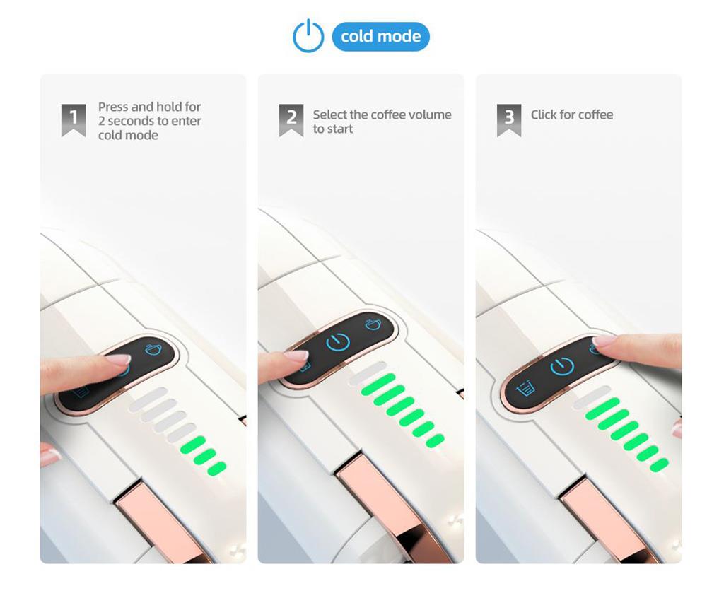 HiBREW H2B 5-in-1 Coffee Maker, 1450W 19Bar Hot/Cold