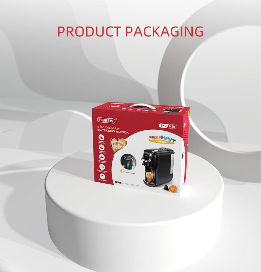 HiBREW H2B 5-in-1 Coffee Maker, 1450W 19Bar Hot/Cold