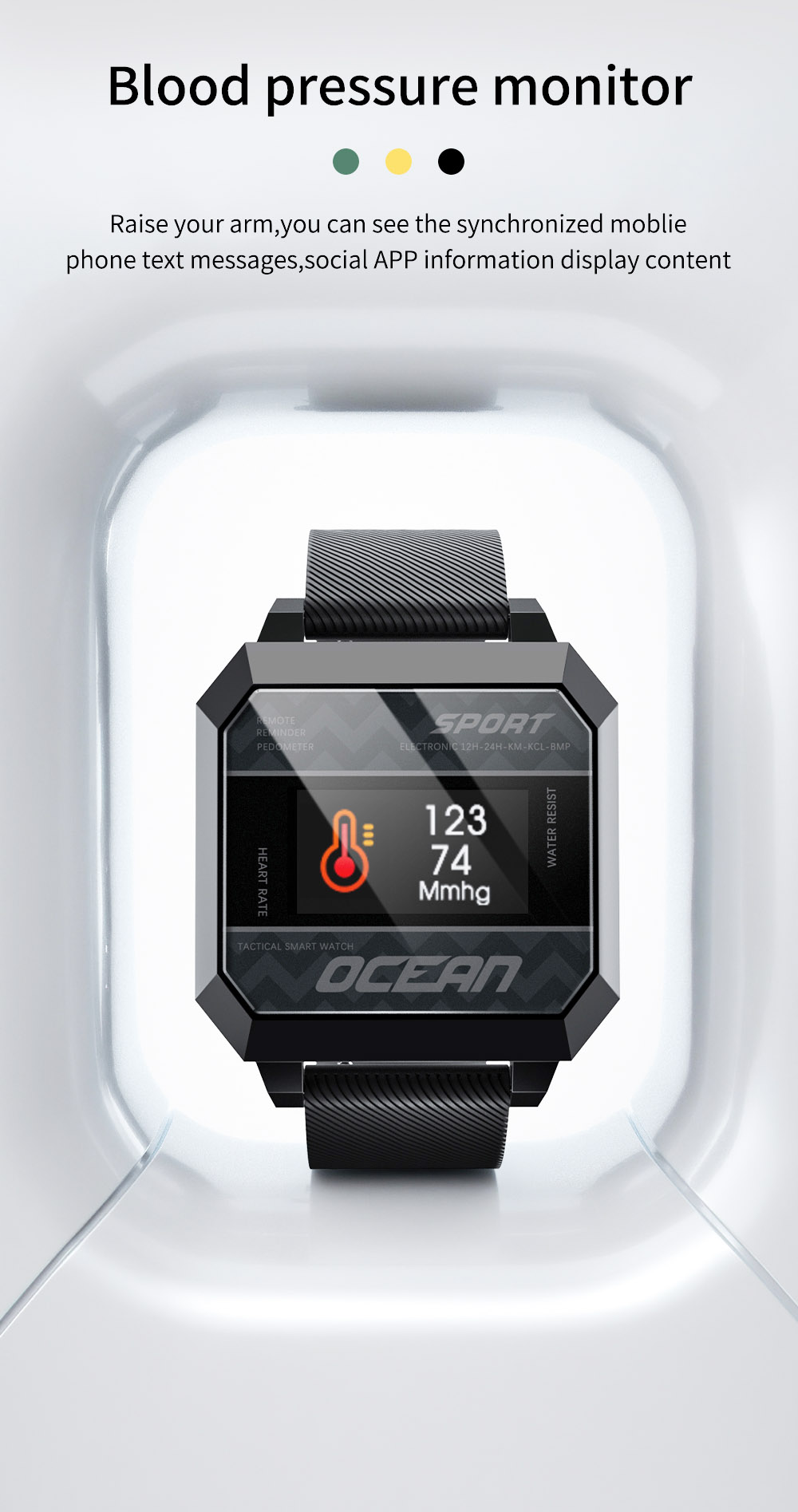 LOKMAT Ocean 2 Smartwatch Fitness Tracker - Green