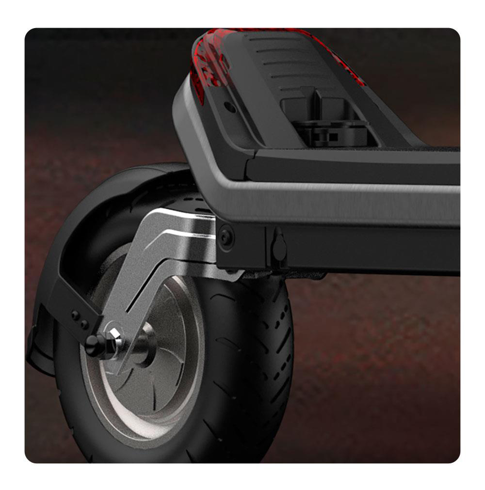 G63 Electric Scooter 1200W Single Motor 48V 15Ah Battery 50Km/h Max Speed 50KM Range 11 Inch Pneumatic Tires Tuya APP Control Removable Battery Black