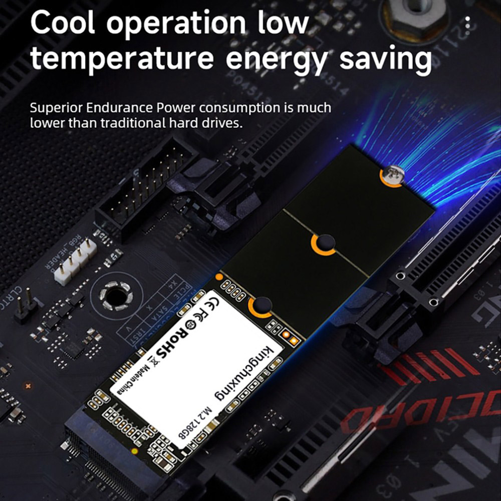 Kingchuxing SSD M2 Sata M.2 NGFF Solid State Drive for Desktop Laptop - 1TB