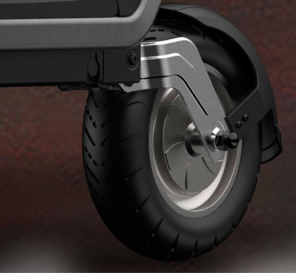 G63 Electric Scooter 1200W Single Motor 48V 15Ah Battery 50Km/h Max Speed 50KM Range 11 Inch Pneumatic Tires Tuya APP Control Removable Battery Black