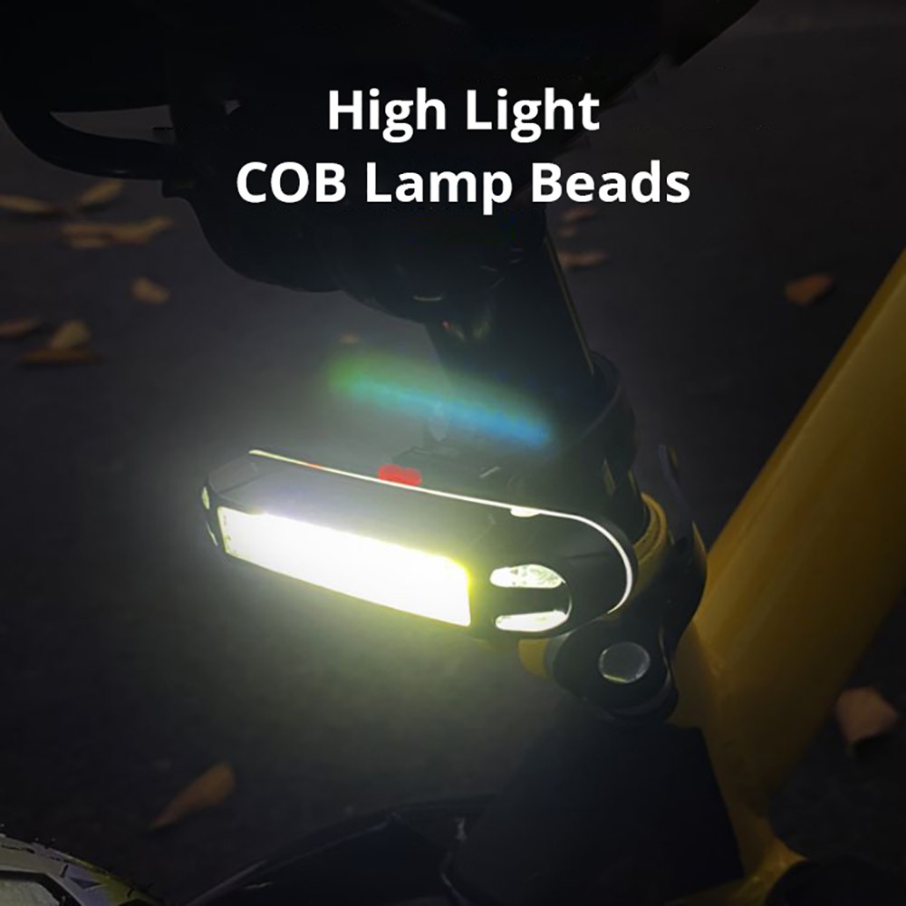 Bike Taillight 5 Lighting Modes USB Charging - Red & White