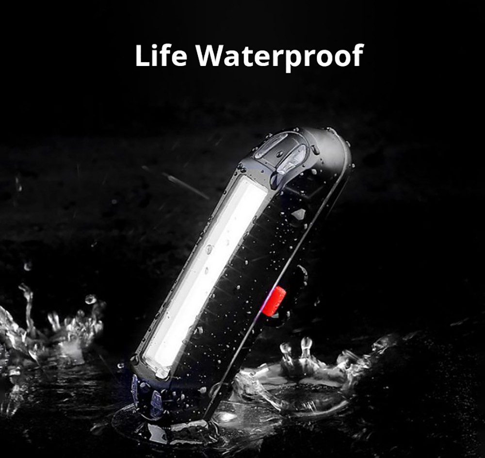 Bike Taillight 5 Lighting Modes USB Charging - Red & White