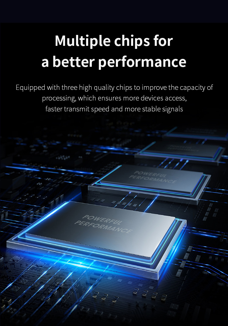 COMFAST CF-XR183 Wireless Router Repeater up to 1200M 4*2dBi Antennas WiFi Signal Repeater, WiFi 6 - EU