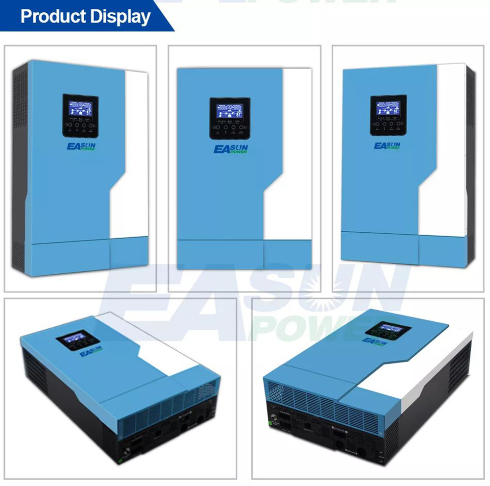 EASUN POWER 5500W Solar Inverter, MPPT 100A Solar Charger, 500VDC PV Array Voltage, 230V AC Off Grid Inverter, Built-in WiFi