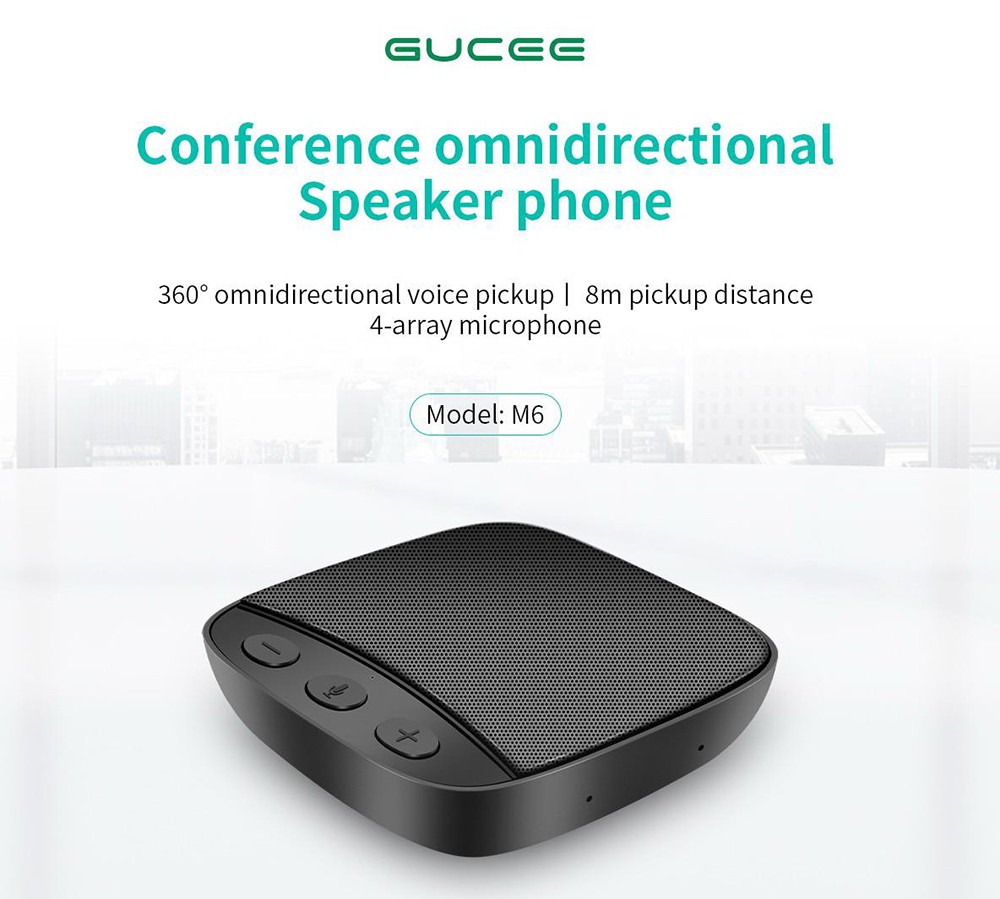 GUCEE M6 Omnidirectional USB Speakerphone