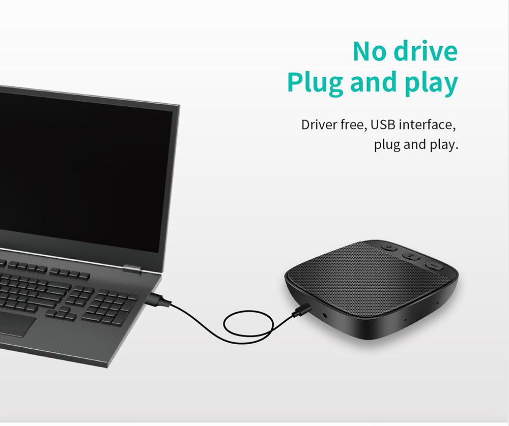 GUCEE M6 Omnidirectional USB Speakerphone