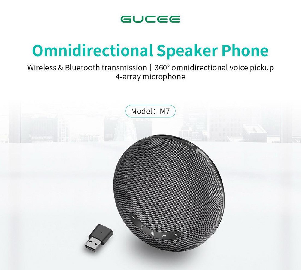 GUCEE M7 Wireless Omnidirectional Speakerphone - EU
