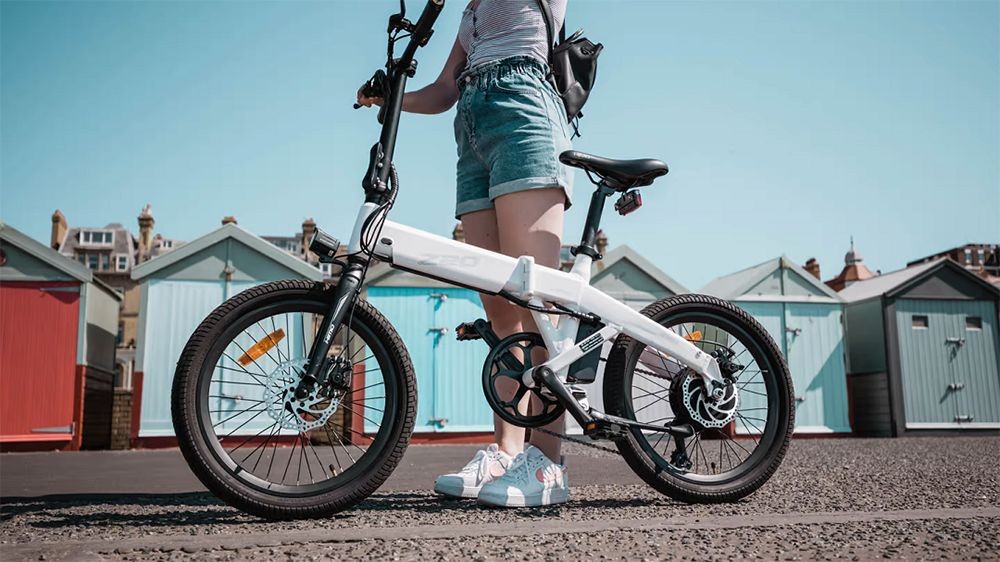 HIMO Z20 Plus Folding E-bike 20*2.125in Tire 250W Motor 25km/h Max Speed 10Ah Battery 80km Max Range - White