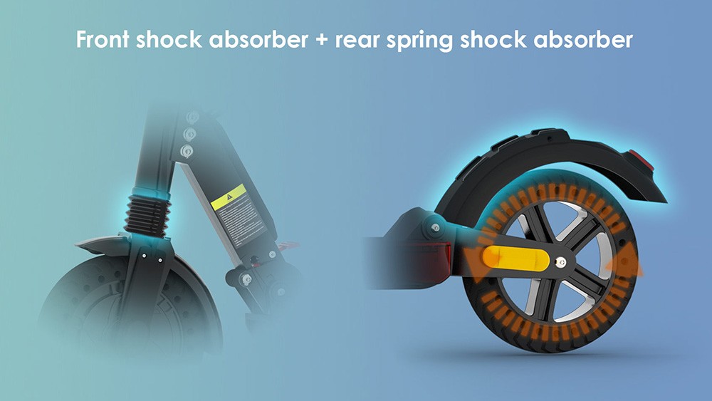 KuKirin S3 Pro Electric Scooter 8in Honeycomb Tire 250W Motor 25km/h Max Speed 7.5Ah Battery 30km Mileage