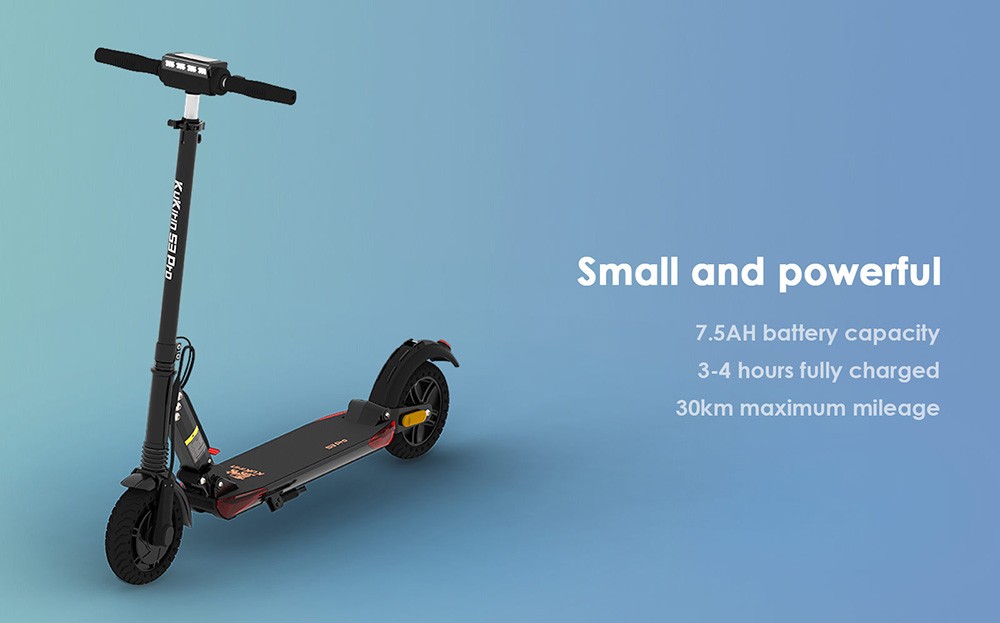 KuKirin S3 Pro Electric Scooter 8in Honeycomb Tire 250W Motor 25km/h Max Speed 7.5Ah Battery 30km Mileage