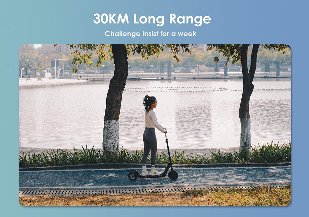 KuKirin S3 Pro Electric Scooter 8in Honeycomb Tire 250W Motor 25km/h Max Speed 7.5Ah Battery 30km Mileage
