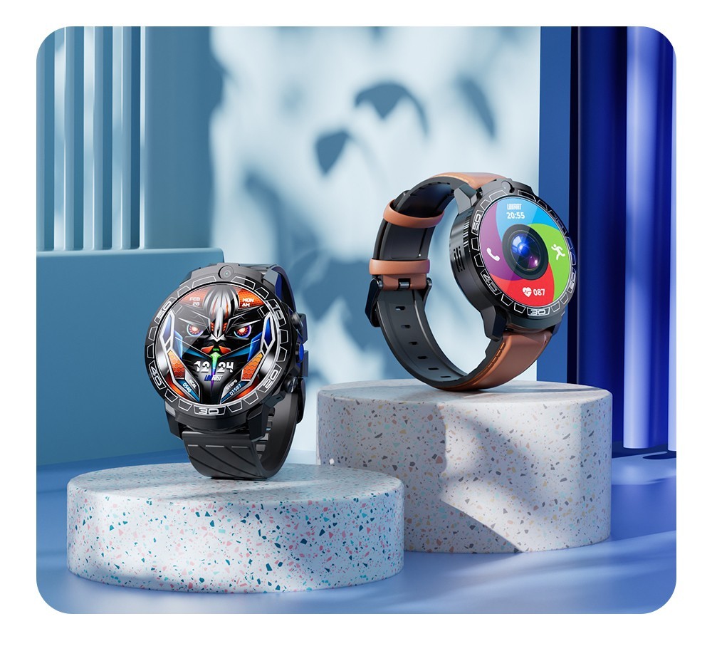 LOKMAT APPLLP 3 PRO Smart Watch Phone 4GB RAM 64GB ROM Android 4G SIM Network GPS Sports Fitness Tracker Dual Camera