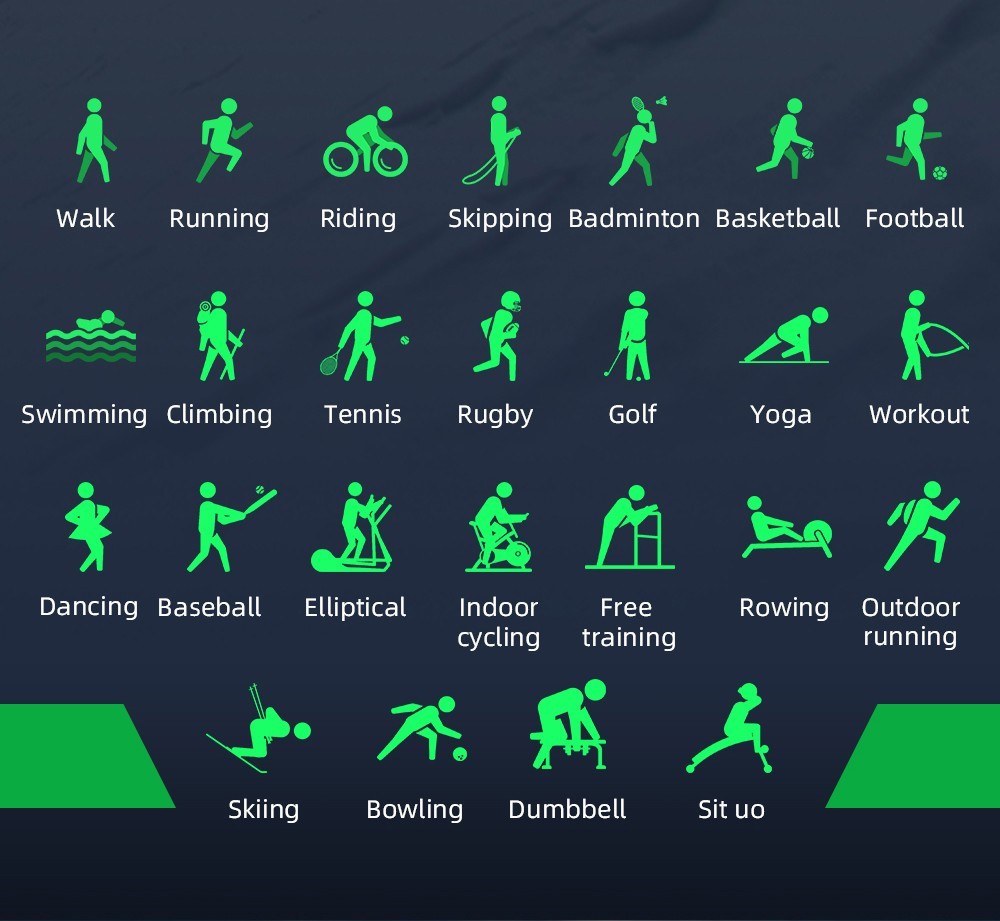 LOKMAT ATTACK Pro Smartwatch 1.32in TFT LCD Screen Bluetooth 5.1 IP68 Waterproof HR & BP Monitor, Fitness Tracker - Blue