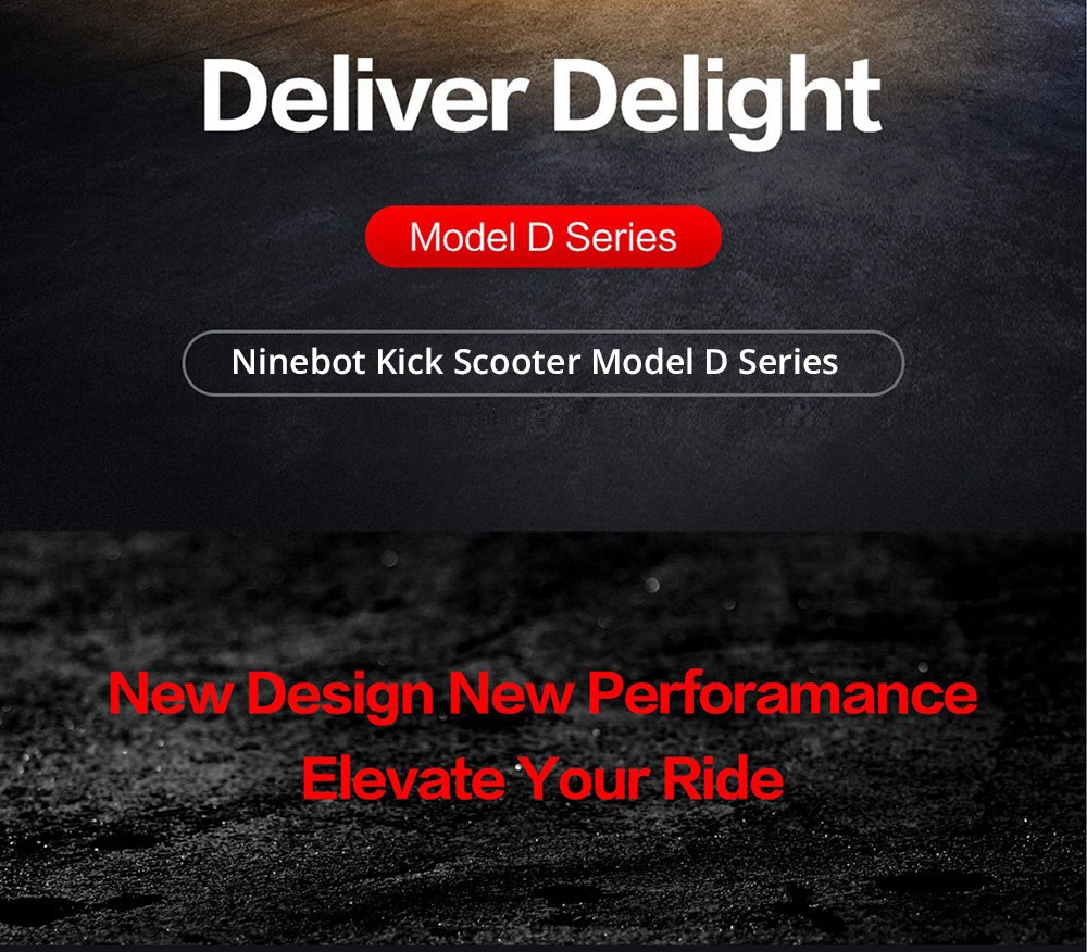 Ninebot D28E Electric Scooter Foldable 10in Tires 300W Hub Motor 25km/h Max Speed 36V 7.6Ah Battery 28km Range