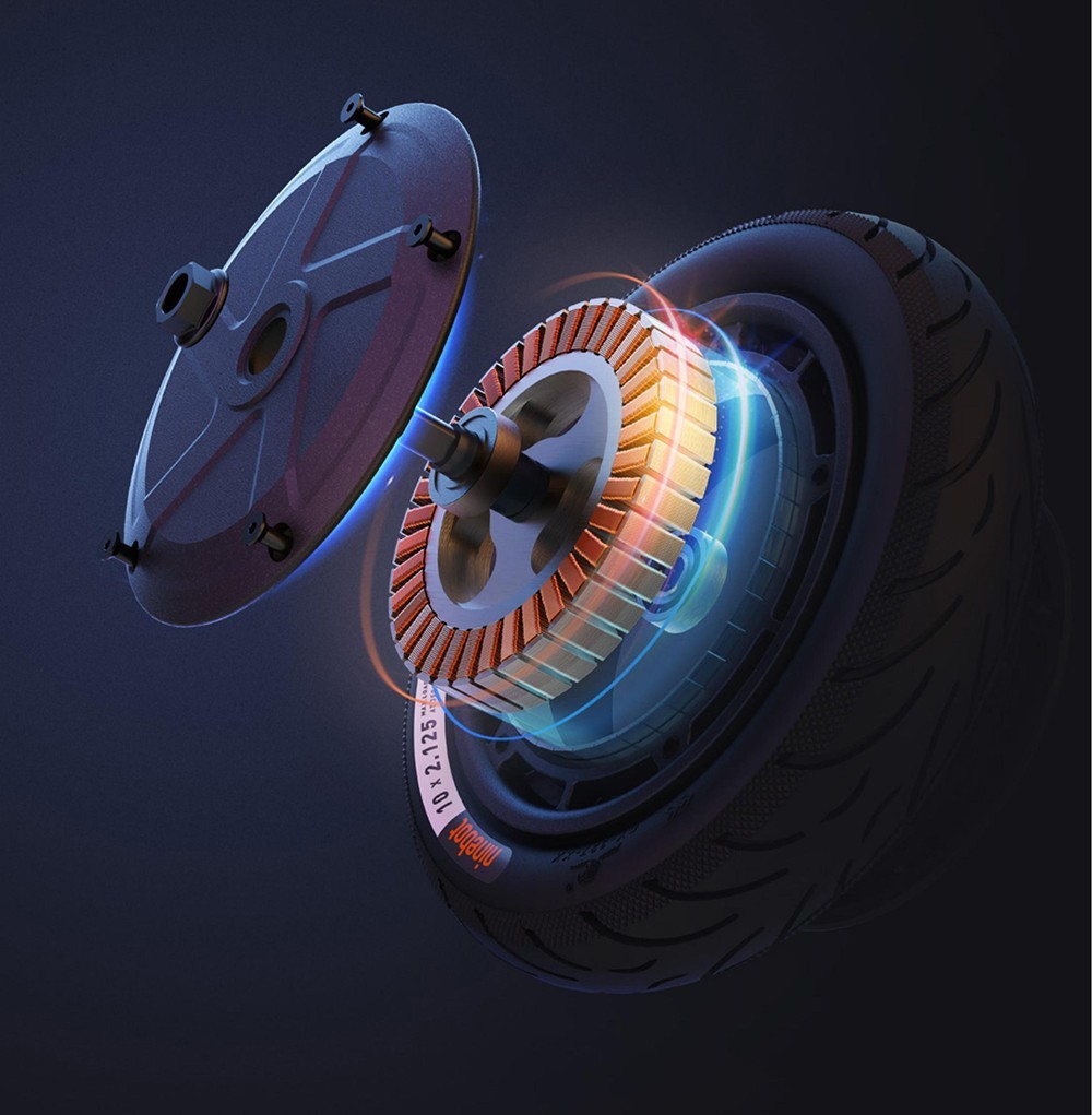 Ninebot D28E Electric Scooter Foldable 10in Tires 300W Hub Motor 25km/h Max Speed 36V 7.6Ah Battery 28km Range