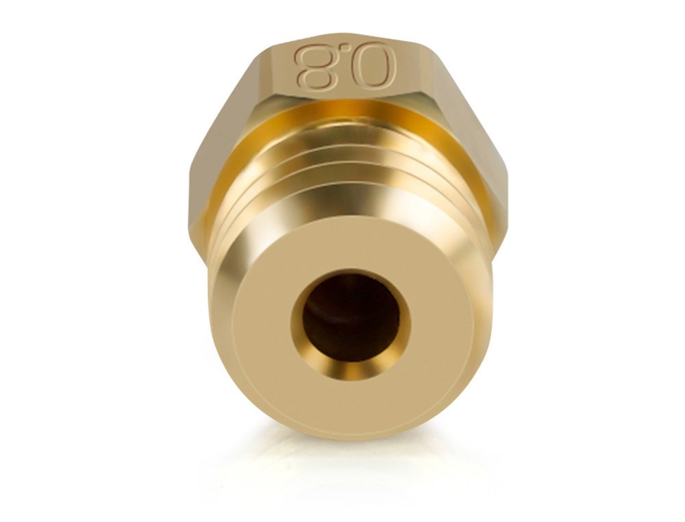 10pcs TWO TREES High-speed Nozzle for Creality Ender 7 (0.4mm Brass 2pcs, 0.6mm Brass 2pcs, 0.8mm Brass 2pcs, 0.6mm Chromium Zirconium Copper 2pcs, 0.8mm Chromium Zirconium Copper 2pcs)