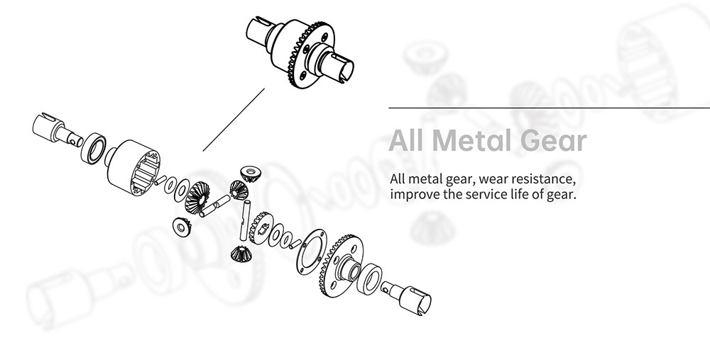 Wltoys 124008 RC Racing Car 60km/h 1300mAh - 1 Battery