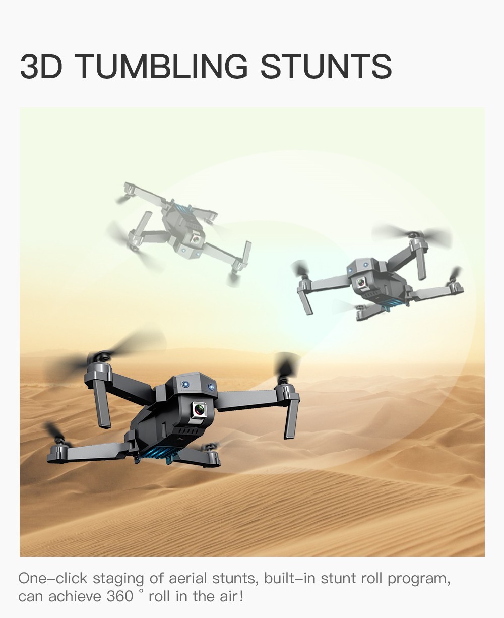 ZLL SG107 RC Drone Dual 4K Camera 600mAh Battery + 1200mAh Battery